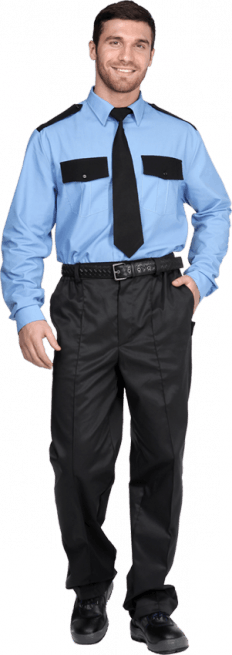 Рубашка ОХРАННИКА, длинный рукав